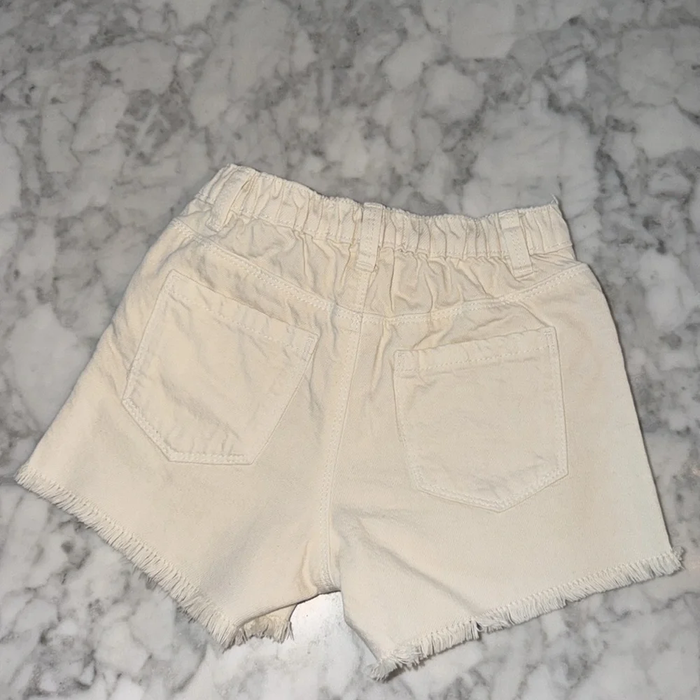 Zara Stylish Denim and Striped Shorts 3Y Bundle of 2 - Picture 8 of 9